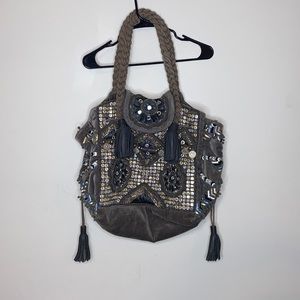 Oversized bling tote